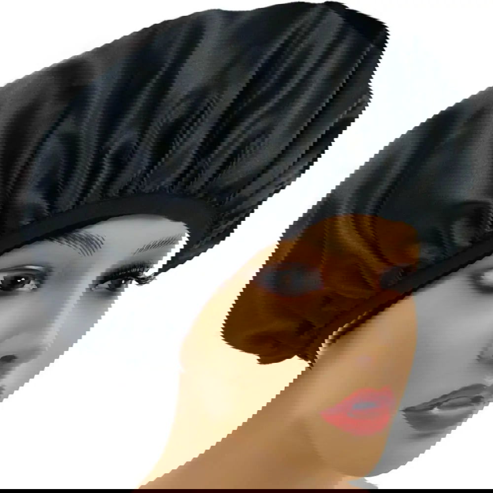 Reusable Triple Layer Waterproof Shower Cap Large Bath Hair Cap - Graceland Home and Living -