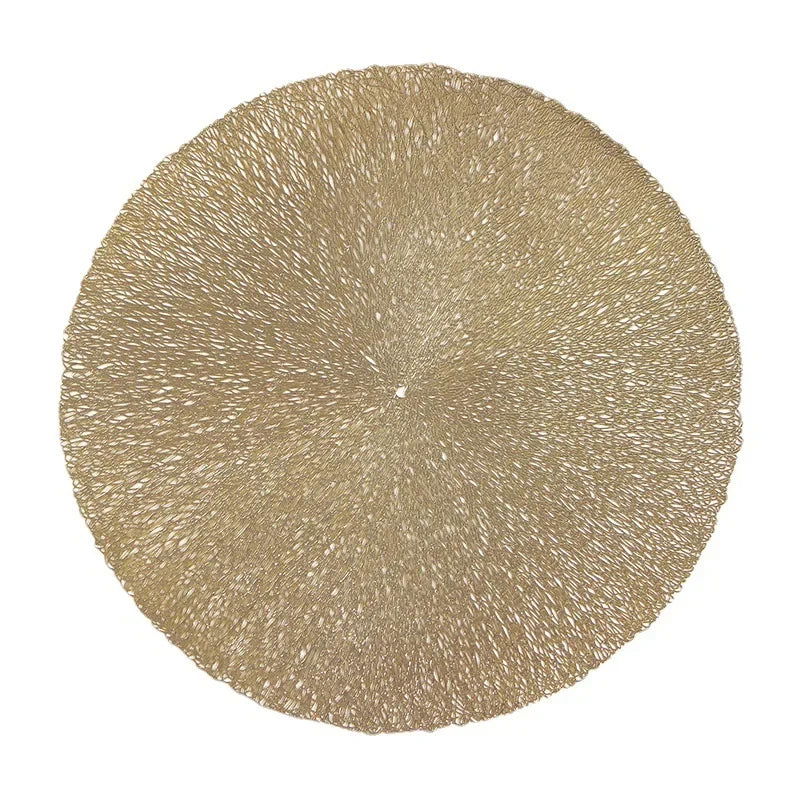 Round Placemats Set of 4 Vinyl Placemats - Graceland Home and Living -