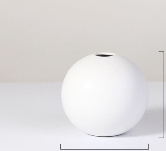 Round ceramic pot with bright colors - Graceland Home and Living -