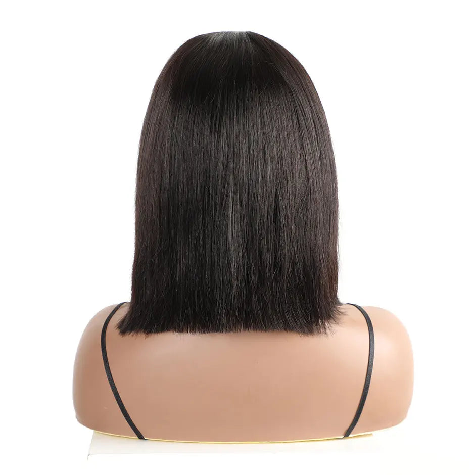 Wear Go Bob Wigs For Women Human Hair 180% Straight Glueless Wig Ready To Go Human Hair Wig Pre Cut Preplucked Lace Air Wig Sale
