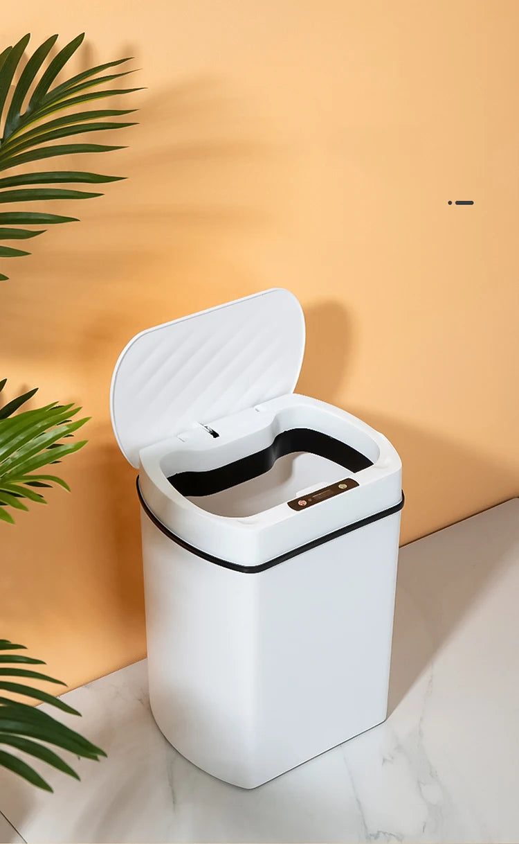 Smart trash can for kitchen House. Smart home Dustbin Wastebasket automatic sensor trash can garbage bin cleaning tools