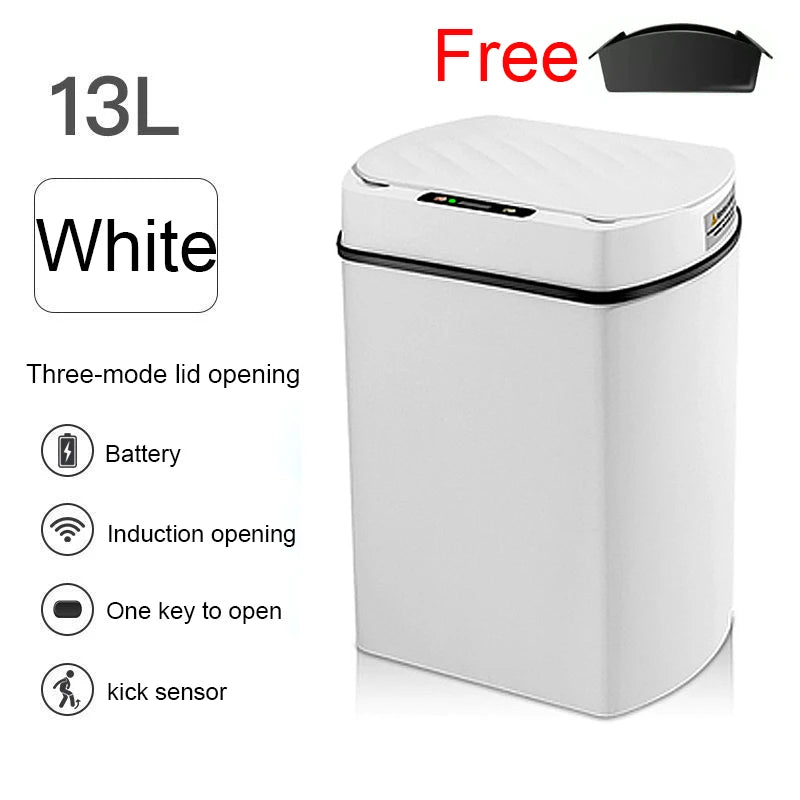 Smart trash can for kitchen House. Smart home Dustbin Wastebasket automatic sensor trash can garbage bin cleaning tools