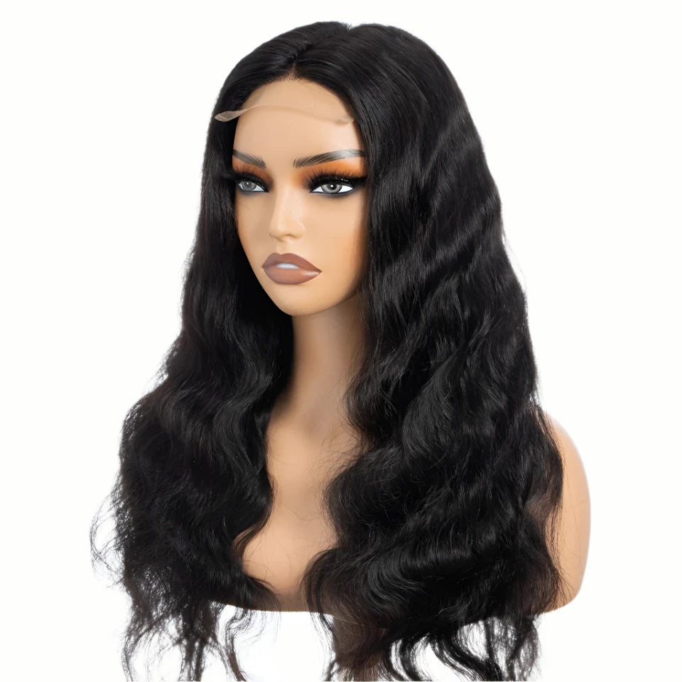 Body Wave Lace Front Human Hair Wigs Transparent Lace Wavy Wigs Pre Plucked T Part Lace Wig