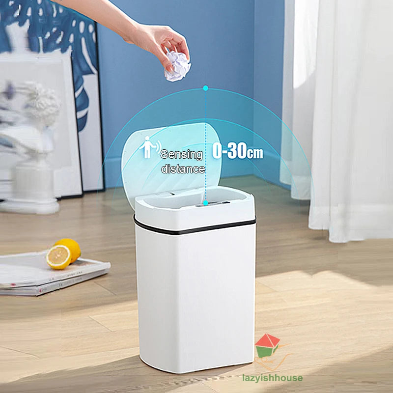 Smart trash can for kitchen House. Smart home Dustbin Wastebasket automatic sensor trash can garbage bin cleaning tools