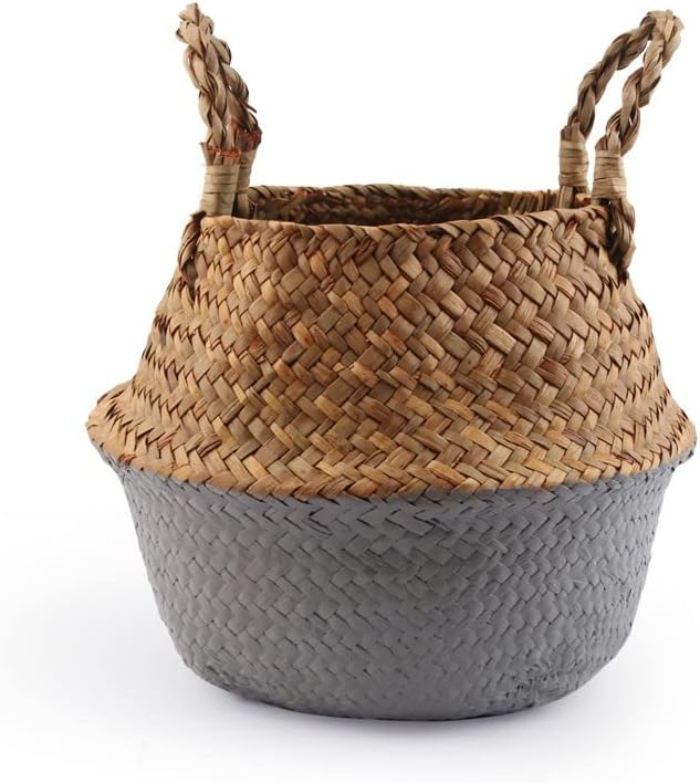 Seagrass Belly Basket for Storage Plant Pot - Graceland Home and Living -