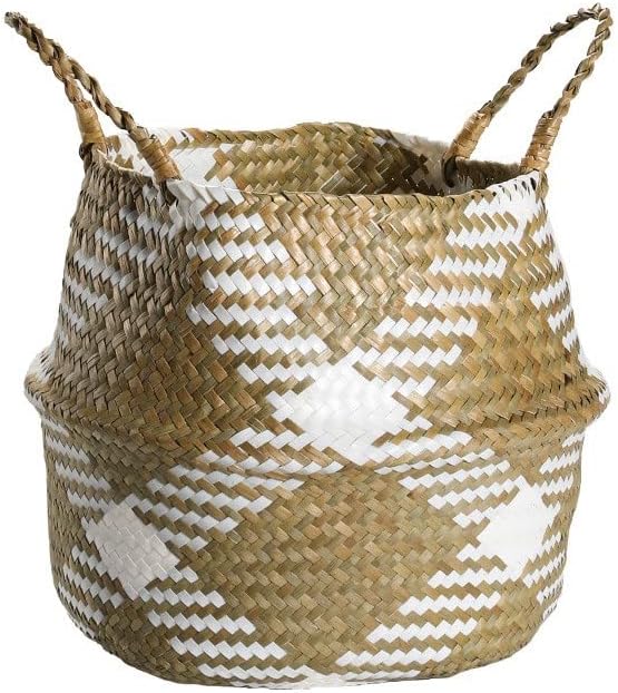 Seagrass Belly Basket for Storage Plant Pot - Graceland Home and Living -