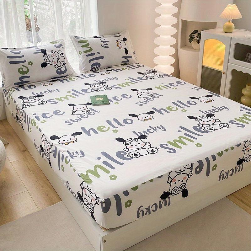 Soft & Skin-Friendly Waterproof Mattress Protector - Cute Cartoon Design, - Graceland Home and Living -