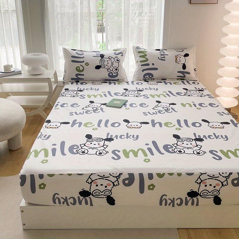 Soft & Skin-Friendly Waterproof Mattress Protector - Cute Cartoon Design, - Graceland Home and Living -