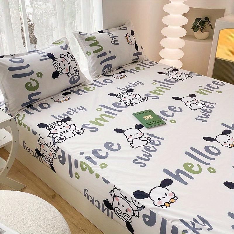 Soft & Skin-Friendly Waterproof Mattress Protector - Cute Cartoon Design, - Graceland Home and Living -
