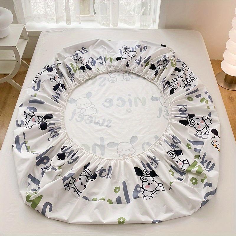 Soft & Skin-Friendly Waterproof Mattress Protector - Cute Cartoon Design, - Graceland Home and Living -