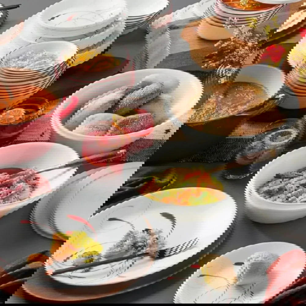 Splendor Coupe 78Pc Set - Graceland Home and Living -