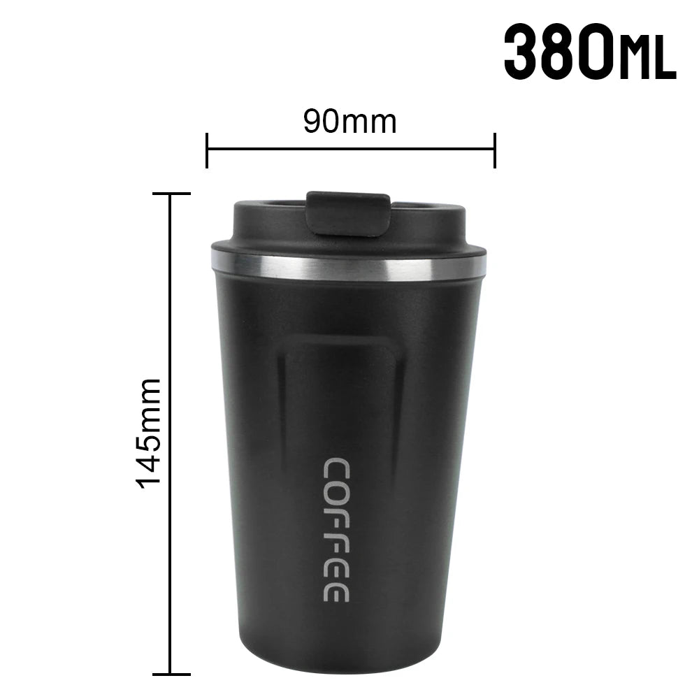 Thermo Cafe Car Thermos Mug for Tea Water Coffee Leak_Proof Travel Thermo Cup - Graceland Home and Living -