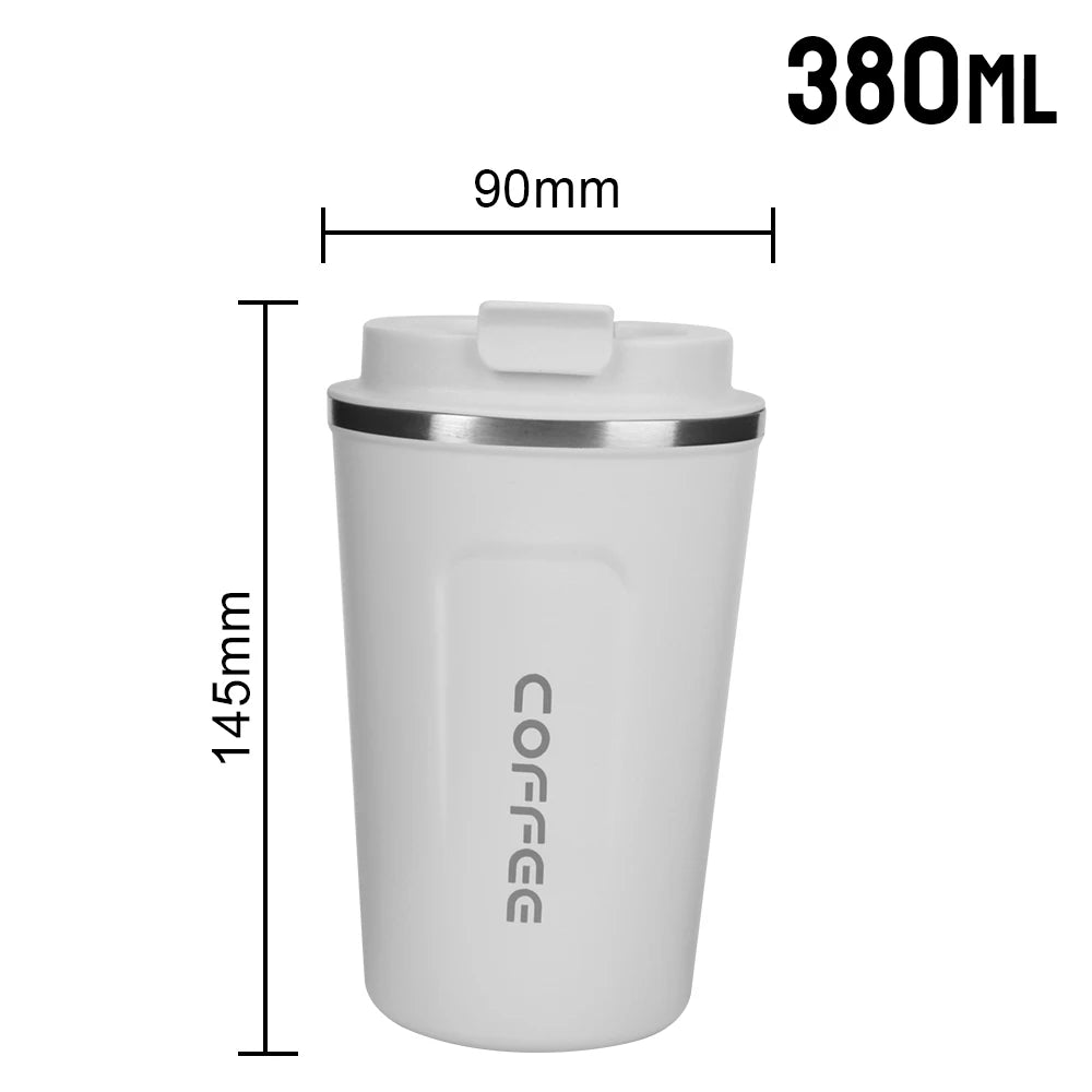 Thermo Cafe Car Thermos Mug for Tea Water Coffee Leak_Proof Travel Thermo Cup - Graceland Home and Living -