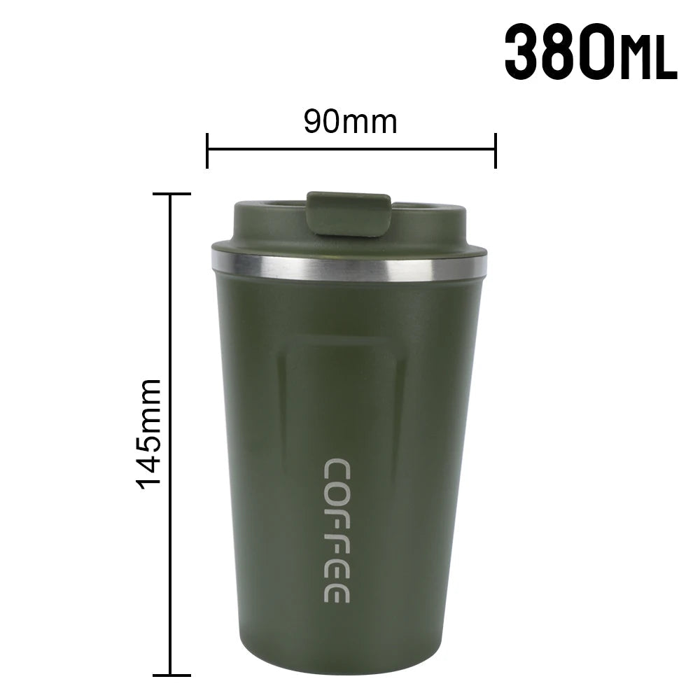 Thermo Cafe Car Thermos Mug for Tea Water Coffee Leak_Proof Travel Thermo Cup - Graceland Home and Living -
