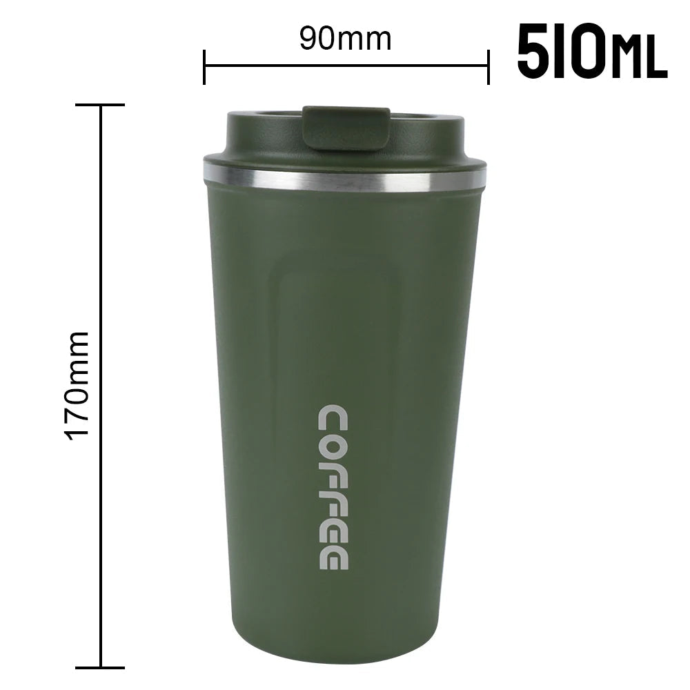 Thermo Cafe Car Thermos Mug for Tea Water Coffee Leak_Proof Travel Thermo Cup - Graceland Home and Living -