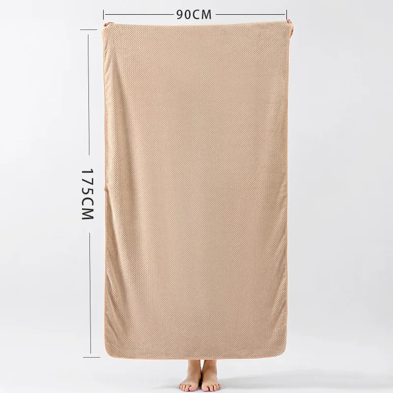 Trendy Pineapple Grid Patterned Towel Extra Large, Thick, Highly Absorbent - Graceland Home and Living -