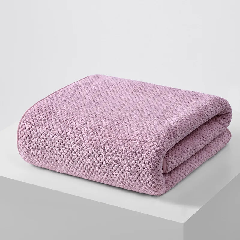 Trendy Pineapple Grid Patterned Towel Extra Large, Thick, Highly Absorbent - Graceland Home and Living -