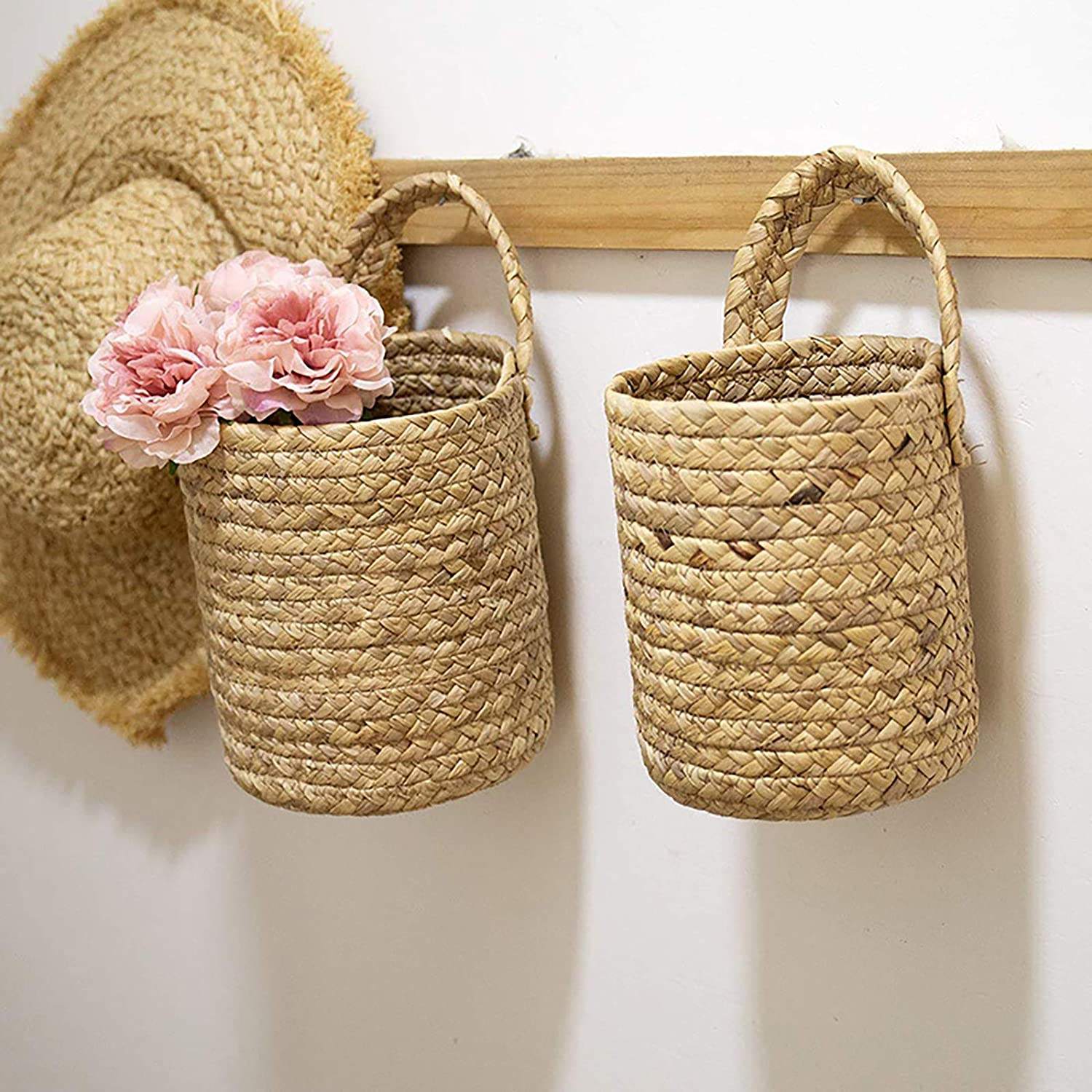 Wall hanging planter seagrass Basket - Graceland Home and Living -