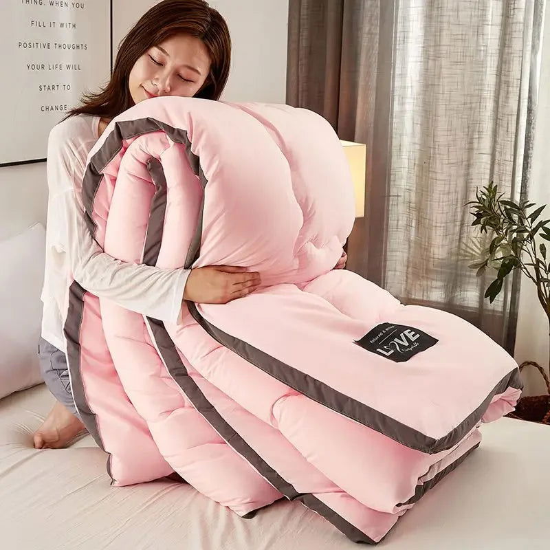 Warm Bed Blanket Double Bed Cover Soft Comforter - Graceland Home and Living -