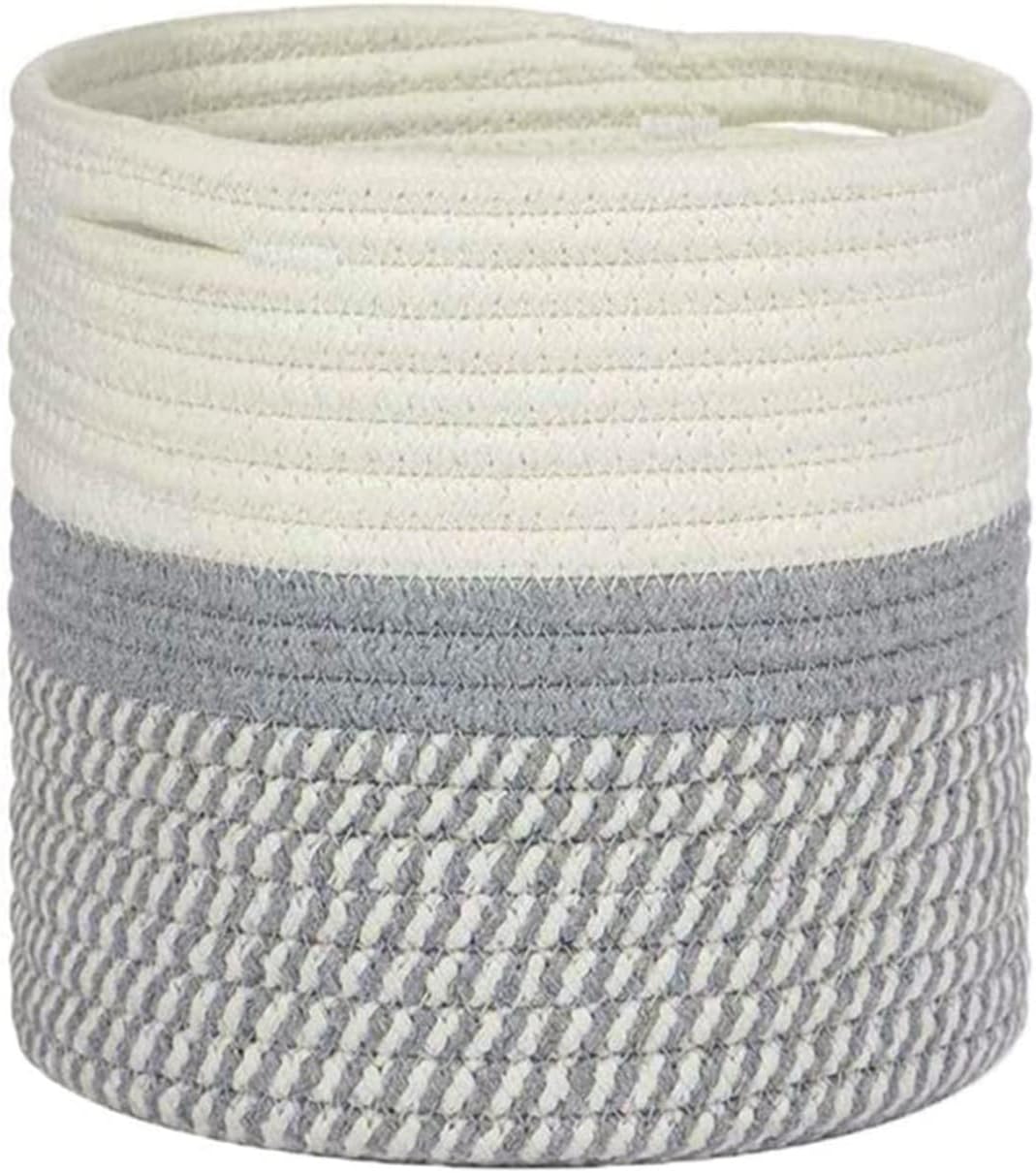 Woven Cotton Rope Basket, Large Laundry Basket, - Graceland Home and Living -