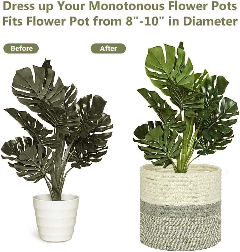 Woven Cotton Rope Basket, Large Laundry Basket, - Graceland Home and Living -