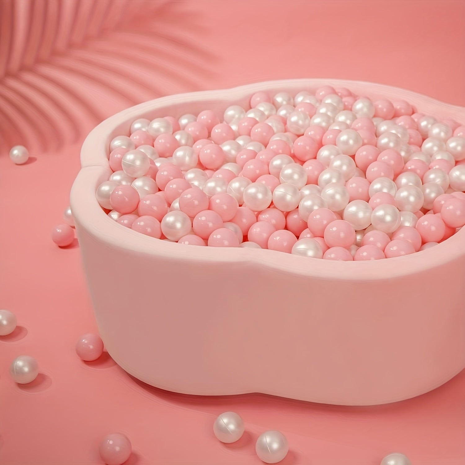 122 Pure Pink and Powder White Ocean Balls