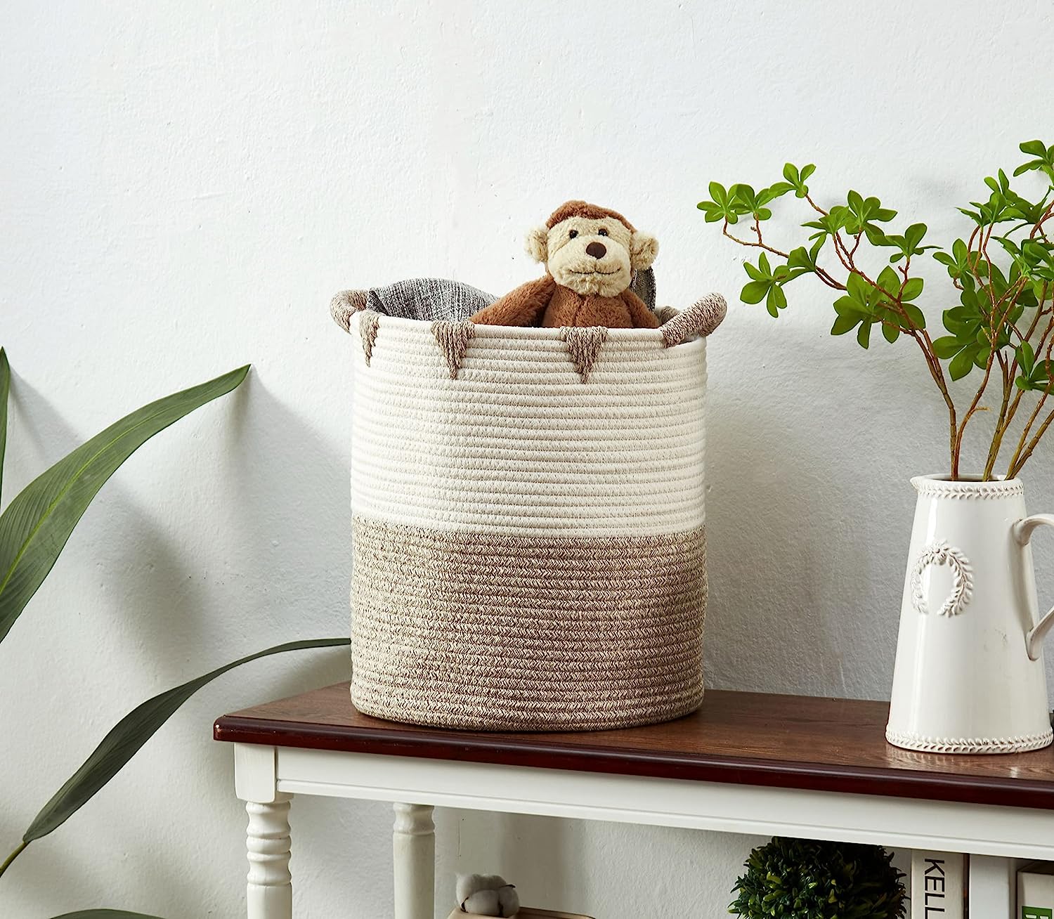 Cotton Woven Baskets Graceland Home and Living- Exquisite Home items, Artificial Trees