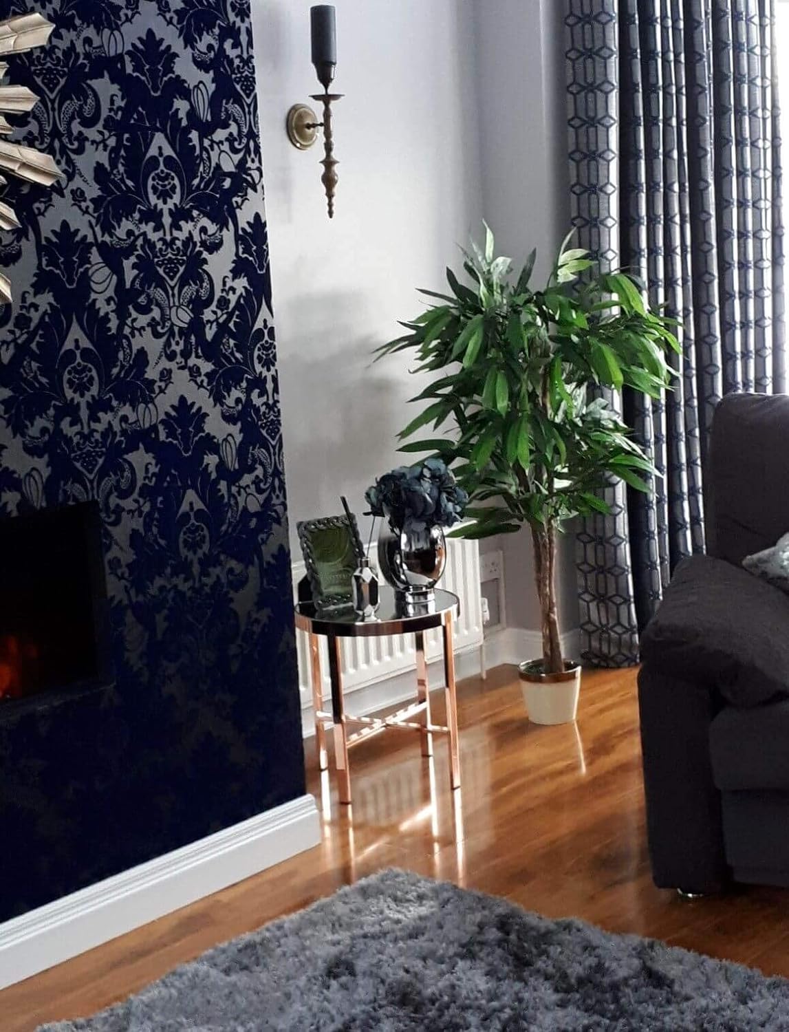 100cm Tall Large Artificial Mango Tree Plant - Graceland Home and Living -  - #tag1#