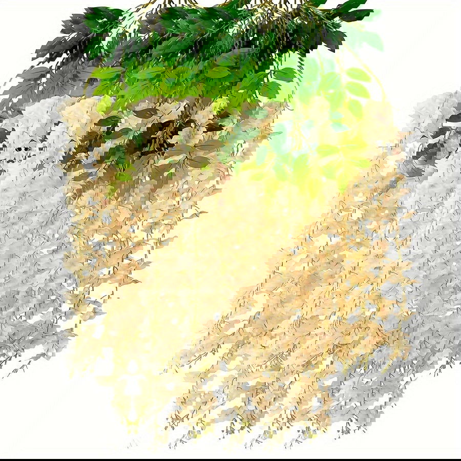 12 Pack Artificial Wisteria Flower Garlands - Graceland Home and Living -  - #tag1#