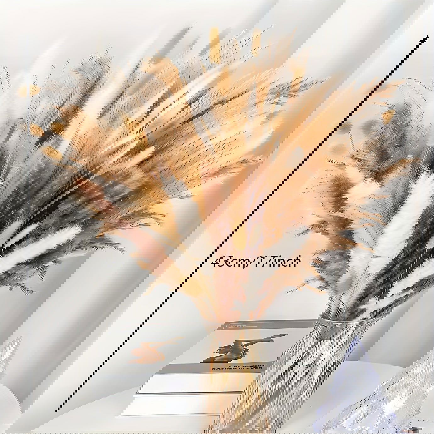 147pcs Boho Chic Artificial Pampas Grass & Bunny Tails Bouquet - Graceland Home and Living -  - #tag1#