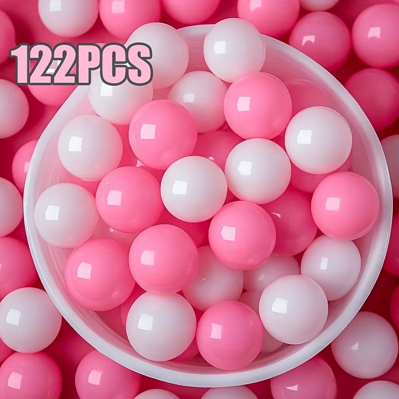 122 Pure Pink and Powder White Ocean Balls