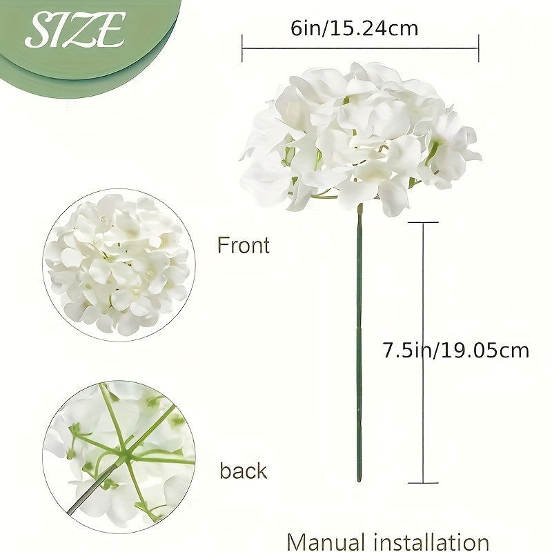 15pcs Silk Hydrangea Set - Artificial Flowers - Graceland Home and Living -  - #tag1#