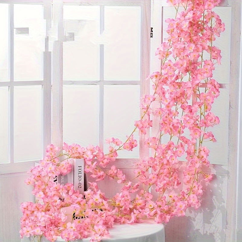 1 Pc Charming 71" Artificial Cherry Blossom Garland - Graceland Home and Living - Graceland Home and Living 