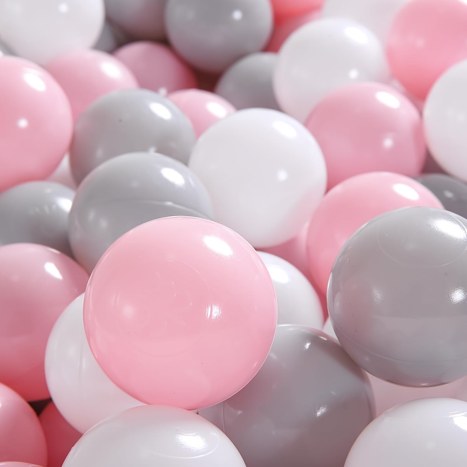 105pcs Soft Plastic Ball Pit Balls  Youngsters Playtime and Youngsters Development, Ball Pit for Youngsters