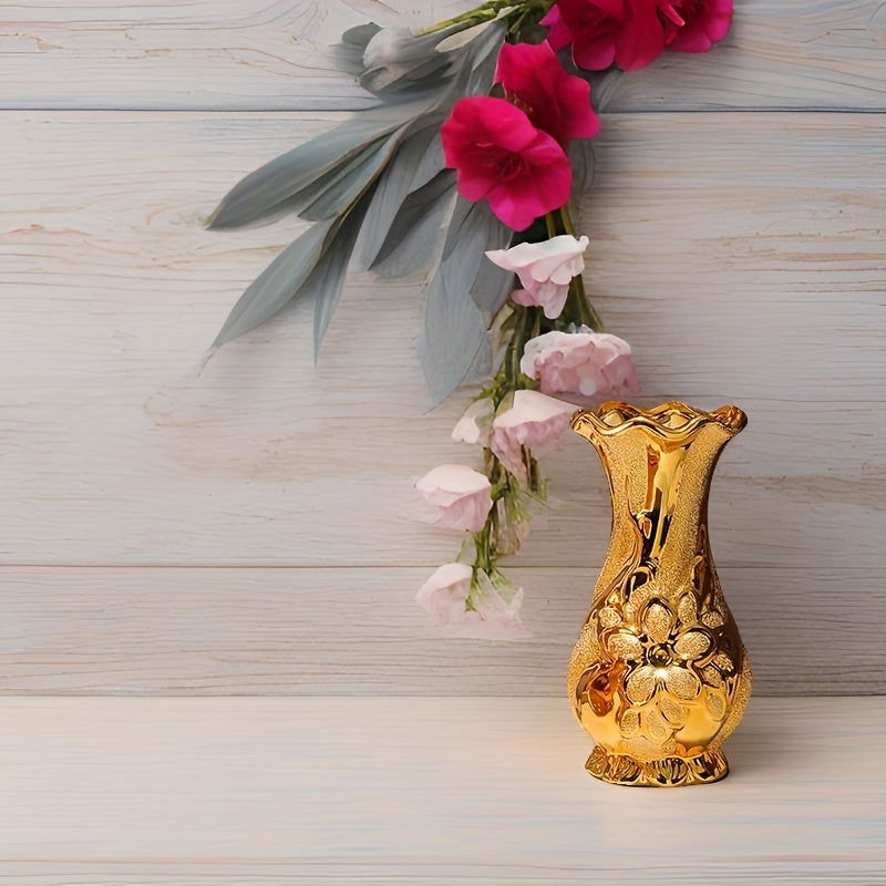 1pc European Style Luxury Ceramic Tabletop Vase - Graceland Home and Living -  - #tag1#