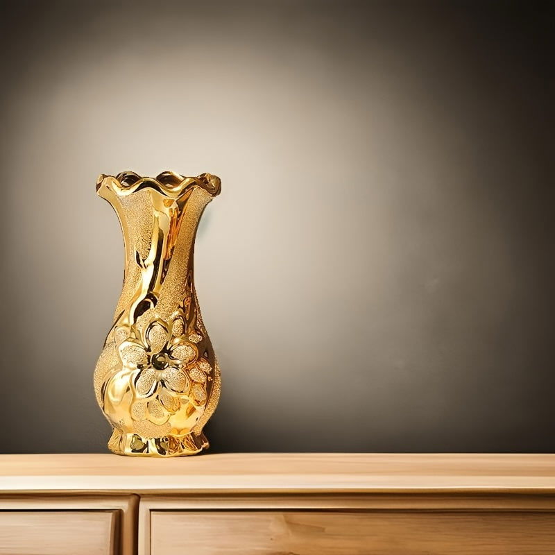 1pc European Style Luxury Ceramic Tabletop Vase - Graceland Home and Living -  - #tag1#