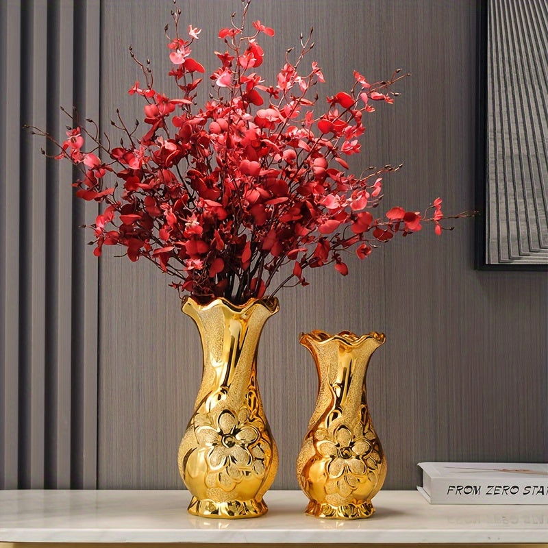 1pc European Style Luxury Ceramic Tabletop Vase - Graceland Home and Living -  - #tag1#