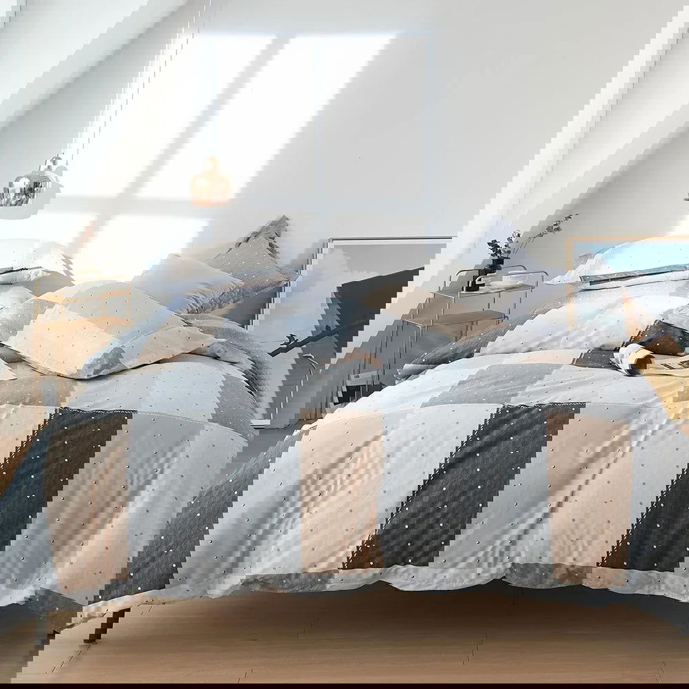 2/3pcs Duvet Cover Bedding Set, For Queen Size Double Bed - Graceland Home and Living -  - #tag1#