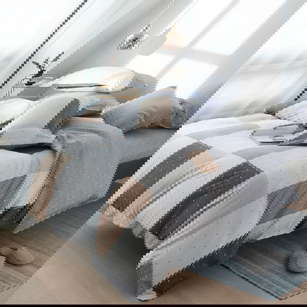 2/3pcs Duvet Cover Bedding Set, For Queen Size Double Bed - Graceland Home and Living -  - #tag1#