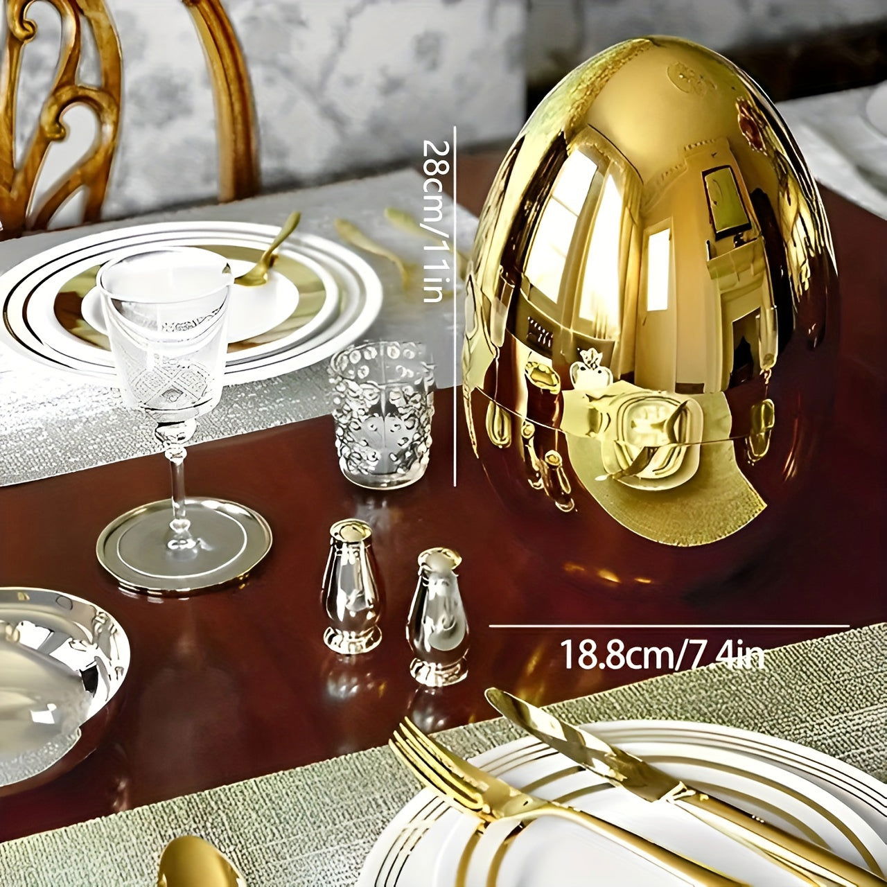 24pcs Luxurious Golden Stainless Steel Cutlery Set - Graceland Home and Living -  - #tag1#