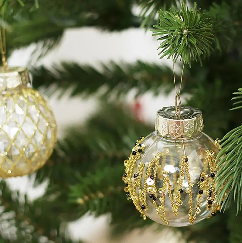 25pcs Black Gold Christmas Balls - Graceland Home and Living -  - #tag1#