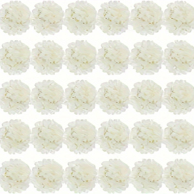 30-Pack Artificial Hydrangea Flowers  - Plastic Fake Flower Heads - Graceland Home and Living -  - #tag1#