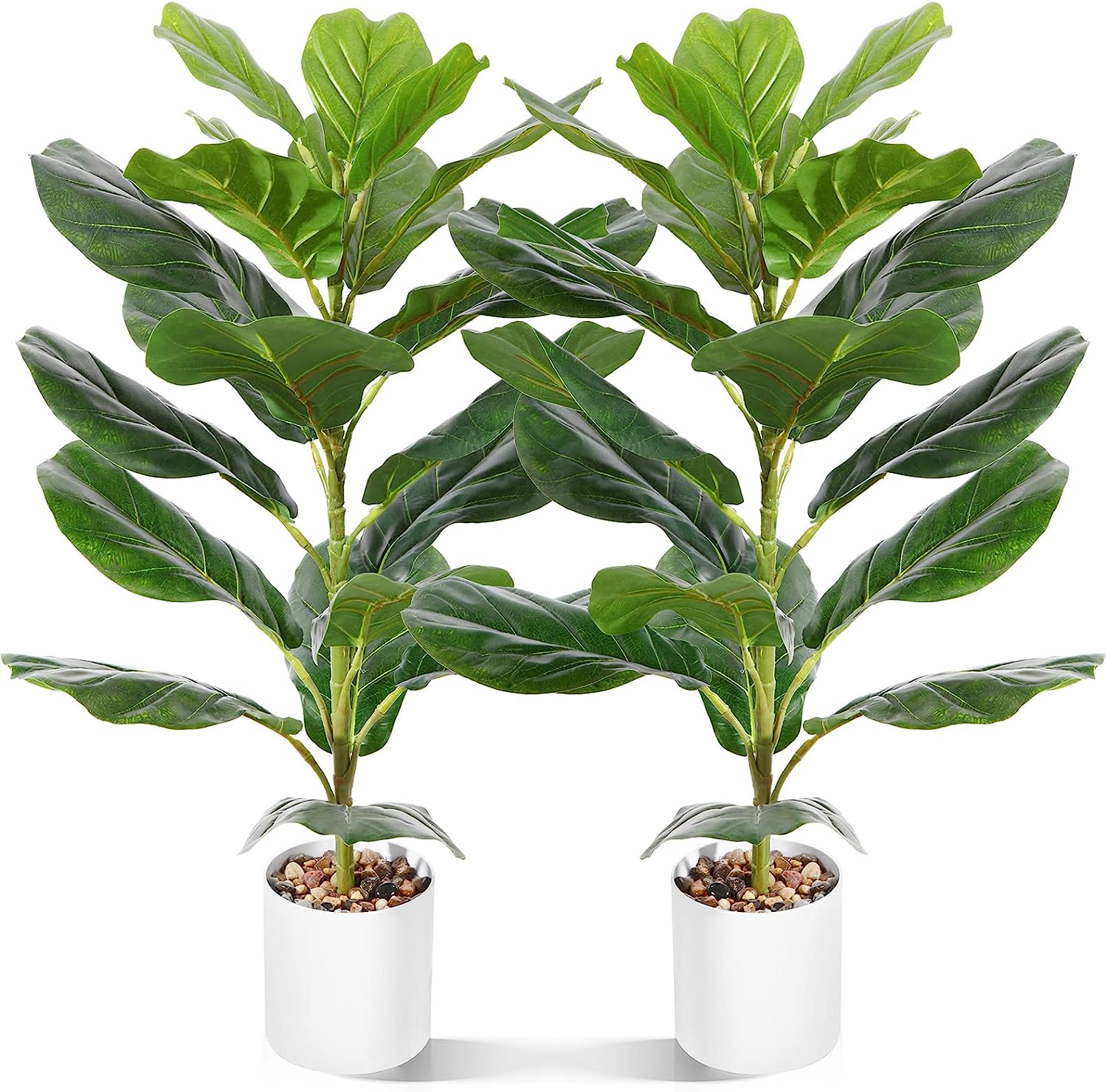 30" Artificial Fiddle Leaf Fig Tree 2Pack - Graceland Home and Living -  - #tag1#