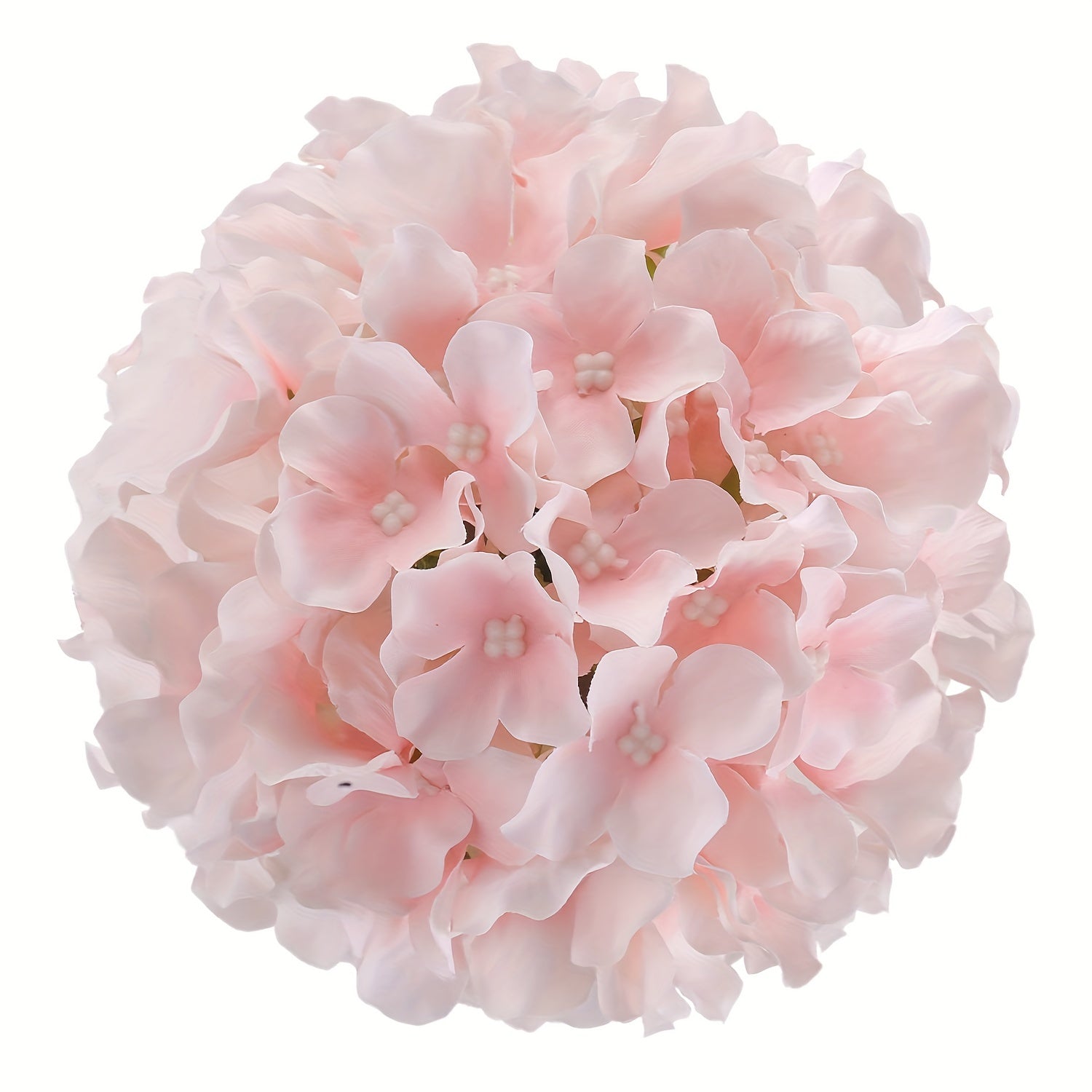 39pcs Pink Silk Hydrangea Flowers with Stems - Graceland Home and Living -  - #tag1#
