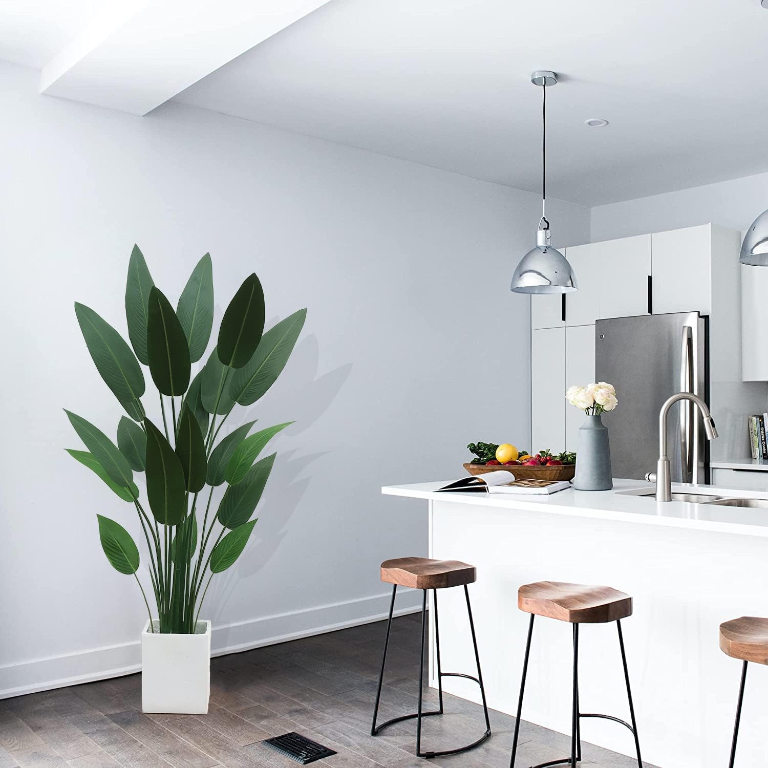 4.6ft Artificial Canna Lily Tree Plant, Set of 2 - Graceland Home and Living -  - #tag1#