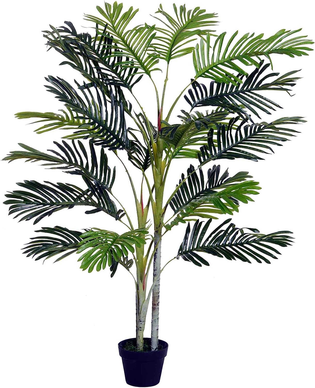 4.9ft Artificial Palm Tree Decorative Indoor outdoor artificial tree with 19 Leaves - Graceland Home and Living -  - #tag1#
