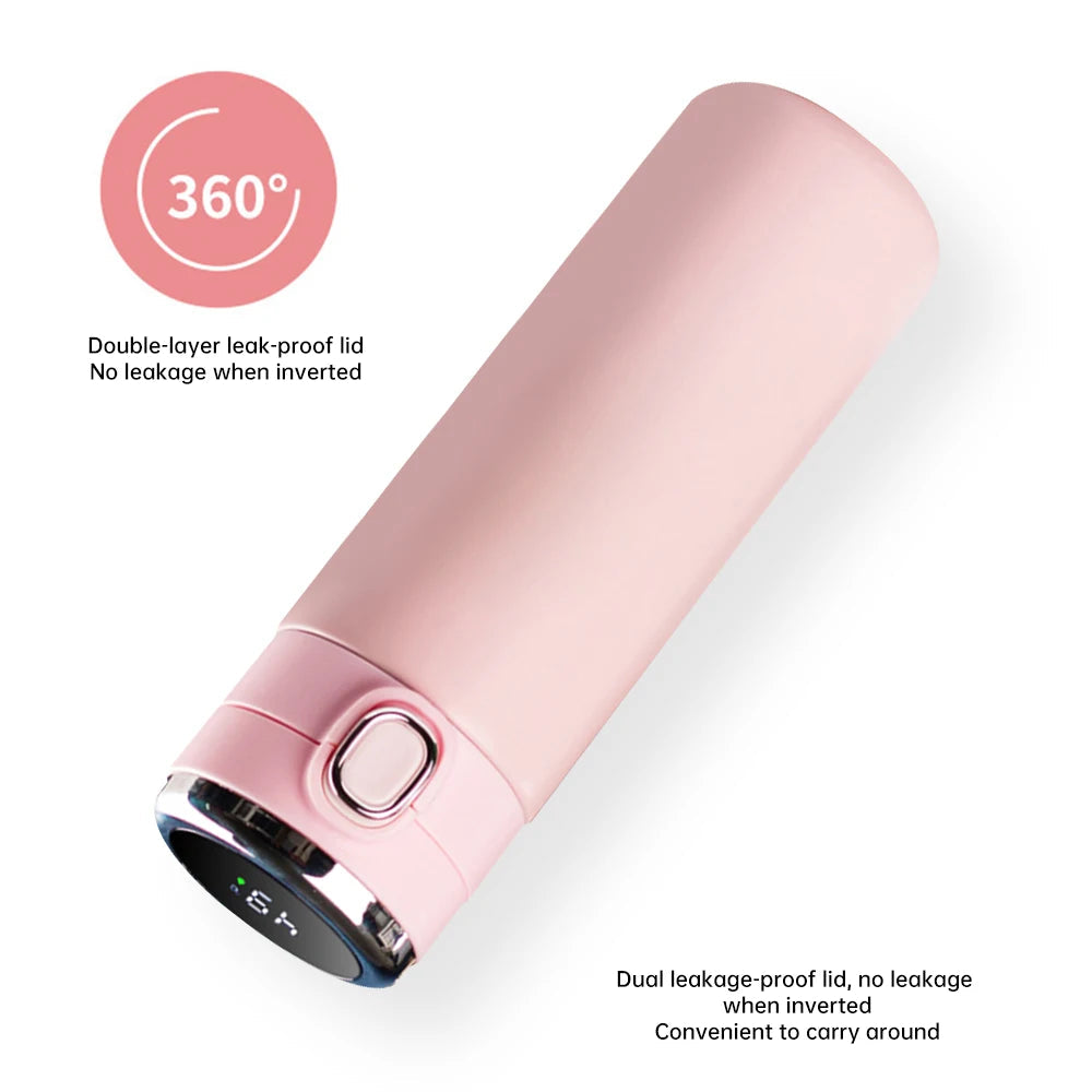 420ML Stainless Steel Smart LED Temperature Digital Display Thermos Cup - Graceland Home and Living -  - #tag1#