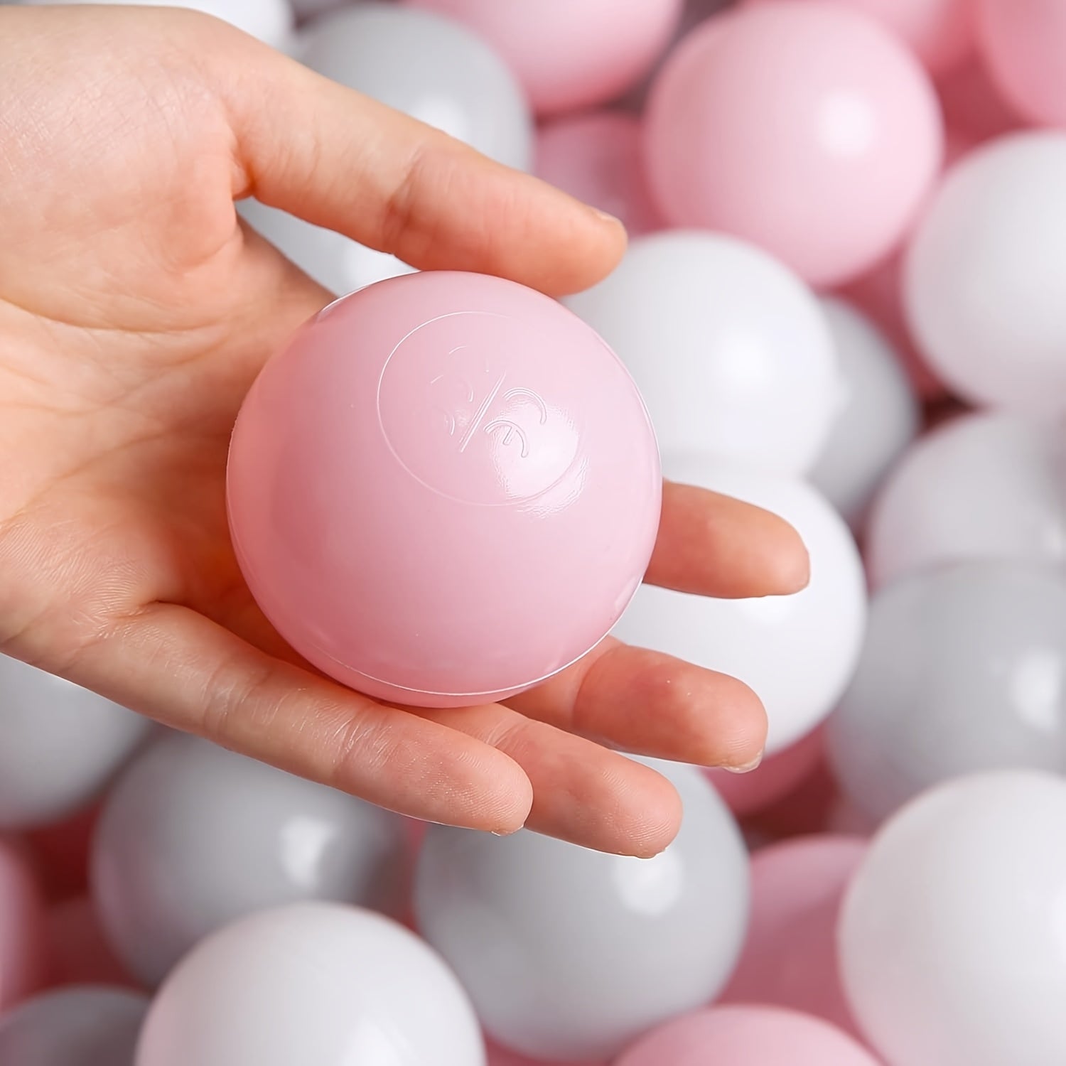 105pcs Soft Plastic Ball Pit Balls  Youngsters Playtime and Youngsters Development, Ball Pit for Youngsters