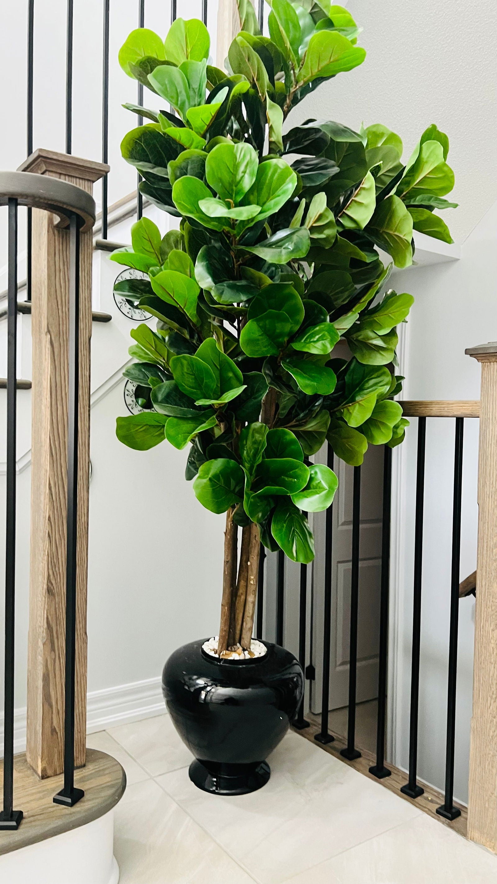 4ft Artificial Fiddle Leaf Fig Tree Indoor Outdoor Office Decorative tree - Graceland Home and Living -  - #tag1#