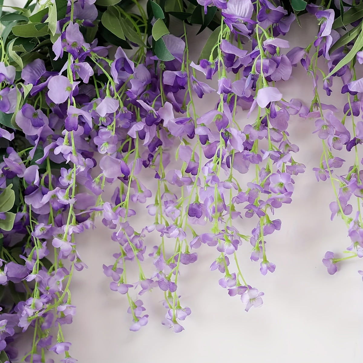 4pcs 28.8ft Long Artificial Wisteria Flowers Garland - Graceland Home and Living -  - #tag1#